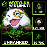 Konto League of Legends Smurf LoL EUNE 60-70K BE