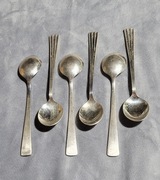 Posrebrzane state łyżeczki 6szt