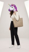 Klasyczny Shopper ZARA | Beż/Taupe | A4 i Laptopa | Stan bardzo dobry