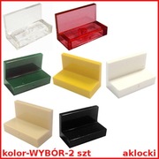 LEGO 4865 PANEL 1x2x1 c.zielony czarny szary żółty Tan biały czerwony trans