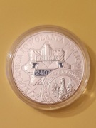 10 Złotych Ag. 85 lat Policji - rok  2004 . Stan L .