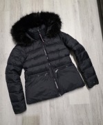 Tommy Hilfiger oryginalna czarna kurtka ciepła puchowa zimowa Roz.M 