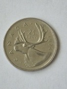 Moneta 25 centów Kanada 1974 rok - monety obiegowe