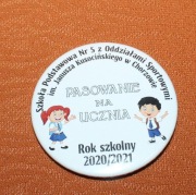 Przypinka Pasowanie na ucznia Rok szkolny 2020/2021 SP nr 5 w Chorzowie