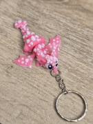 Breloczek Mushroom mini Dragon 3d - Brelok Druk3d fidget Keychain mixGadzet