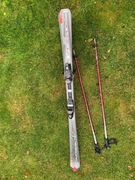 Narty Rossignol plus kijki