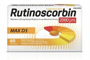 Rutinoscorbin Max D3 Suplement Diety Witamina D 60 tabletek tylko 11.99 zł