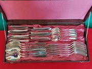 Sztućce WMF Komplet w Kasecie. Posrebrzane.