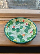 Duży talerz ceramiczny w stylu hiszpańskim