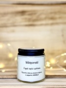 Świeca sojowa w szklanym słoiczku 120ml z sentencja PREZENT