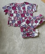 Kukid komplet t shirt spodnie dres piękny 128 8l lato