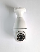 Kamera zamaskowana w formie żarówki. Ochrona, smart dom, monitoring.