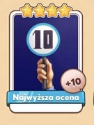 Najwyższa ocena karta coin master