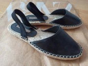 Espadryle sandały czarne Zara 36 Nowe