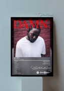 Kendrick Lamar Damn. plakat album a3 w ramce obraz poster