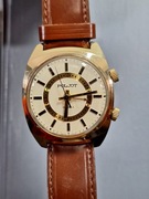 Poljot alarm budzik sygnał pozłacany 18 jewels vintage