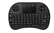 Mini bezprzewodowa klawiatura z touchpadem Rii Mini i8 Czarna