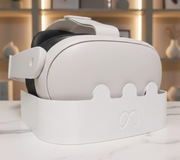 Meta Quest 3 – stojak z fizyczną osłoną kamer | 3D druk BIAŁY