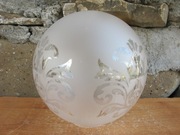 Szklany Kosz Kula Zamknięta_SZKŁO TRAWIONE_E 27