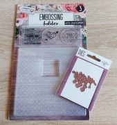 Folder do embossingu, stemple, wykrojnik - serce, ślub, walentynki