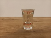 Kieliszek do shota Van Well DUBLINO z oznaczeniem pojemności 2 cl.