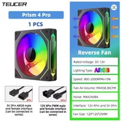 Teucer Prism 4 Pro ARGB 120mm 4pin pwm Reversed