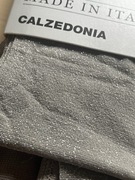 Calzedonia srebrne rajstopy rozm 3/4 Lycra