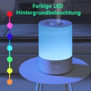 Maxcio Top-Fill nawilżacz powietrza 2,5 l, ultradźwiękowy nawilżacz RGB