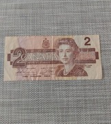 banknot Canada 2 dolary 1986