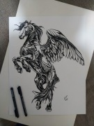  Rysunek: pegaz - blok tech. (36x46 cm) 250 g/m2