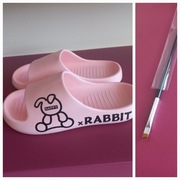 Cudne hitowe klapki piankowe Eva basenowe rabbit kreskówki + gratis