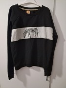 Czarna bluza w zebrę foxington