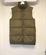 Kamizelka pikowana ONLY Life Dark Olive L długa zamek wysoki kołnierz