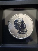 Liść Klonowy 5 CAD , srebro 999, 31,1 gr.
