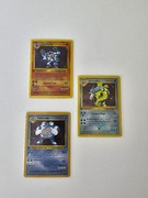 Machamp 8/102 Gyarados 6/102 Poliwrath 13/102 base set pokemon