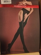 Sexi pończochy . Paso rajstopy.blyszczace Marilyn HoT -czarne nowe Roz.3/4