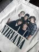 Torba bawełniana torebka tote bag bawełna one direction nirvana 