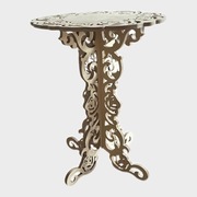 designerski stolik różany