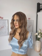 Topper syntetyczny złocisty ciemny blond