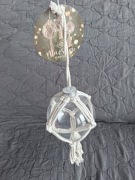 Bombka z makramą Home Accents 10 cm