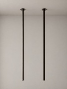 Zestaw 2 lampy sufitowe metalowe ALHA 9425 Dohar tuba brązowa