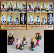 Kinder figurki Asterix i Obelix + naklejki vintage