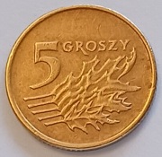5 gr groszy 1993 r. 