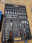 Zestaw Kluczy Nasadowych Z Grzechotką 172 Elementów Stal Mocnej Walizce