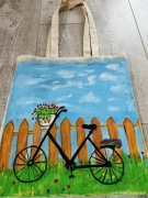 Torba ręcznie malowana