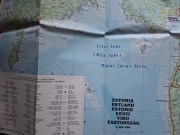 Estonia Estland Esti mapa 1:400 000