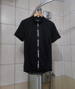 koszulka kolarska M czarna ciemna Cycling crane szara siwa rowerowa vintage