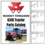 Masey Ferguson 5310 Tractor Parts Catalog Katalog Części