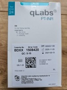 Testy/paski do pomiaru PT/INR/krzepliwosci krwi qLabs do Q1 Q2 Q3 - 24 szt.