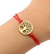 Bransoletka czerwony sznurek